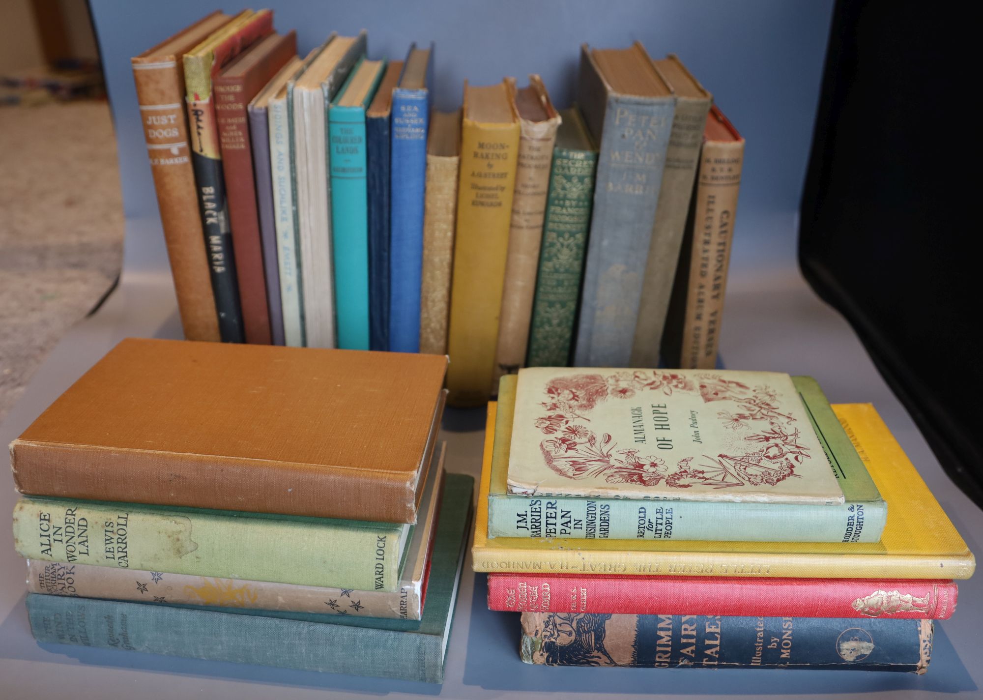 Illustrated books: A selection including Arthur Streets Moonraking, first edition, illustrated throughout by Lionel Edwards, black let